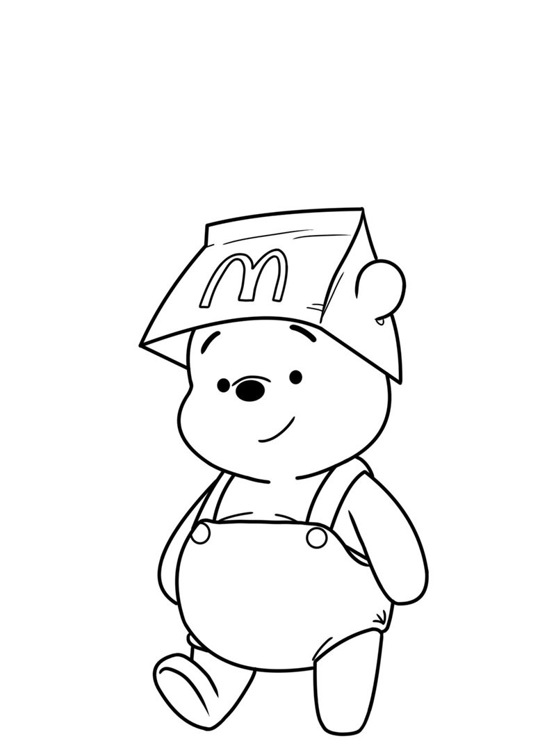 tô màu con gấu 4