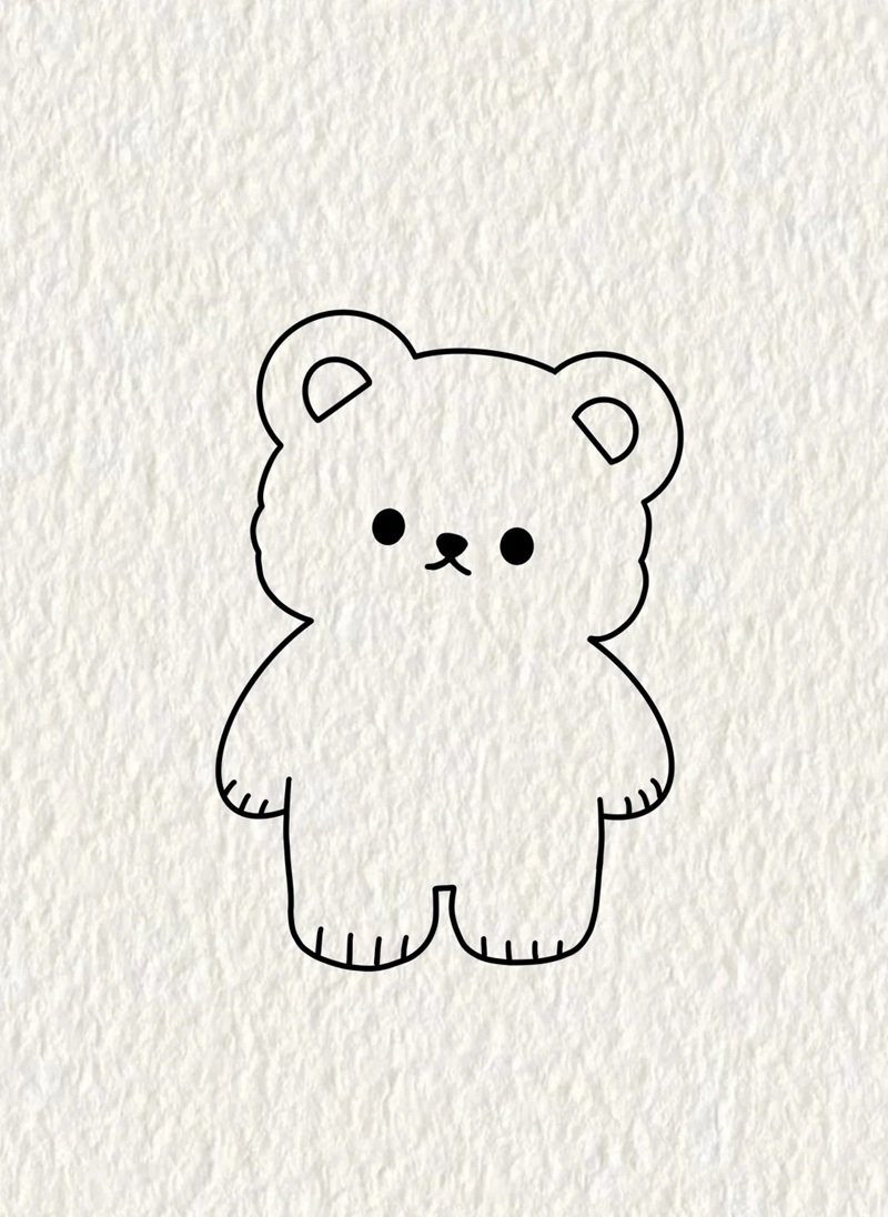 vẽ gấu 3