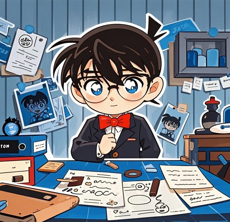 ảnh conan chibi 17
