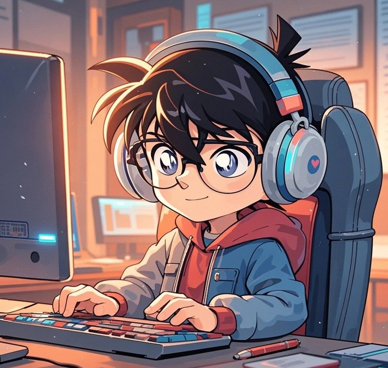 ảnh conan chibi 24