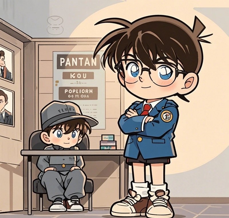 ảnh conan chibi 25