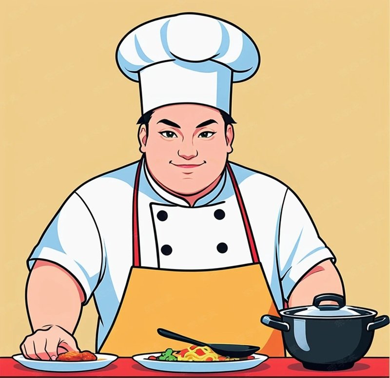 hình ảnh đầu bếp ngộ nghĩnh 22