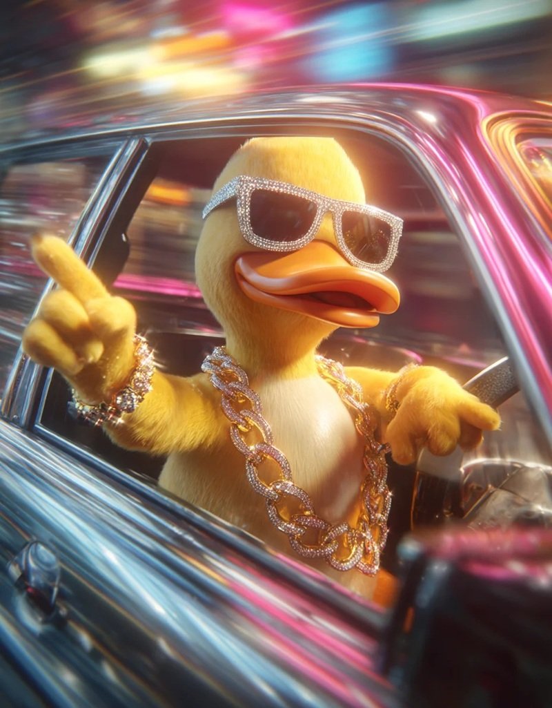 hình con vịt dễ thương 1