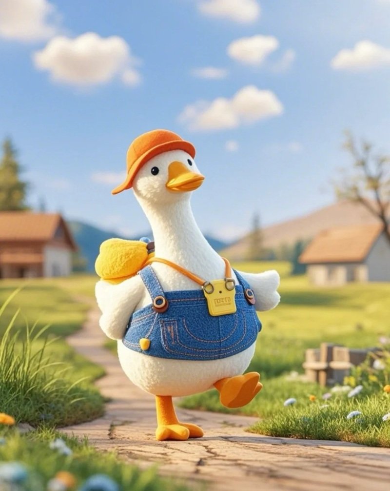 hình con vịt dễ thương 10