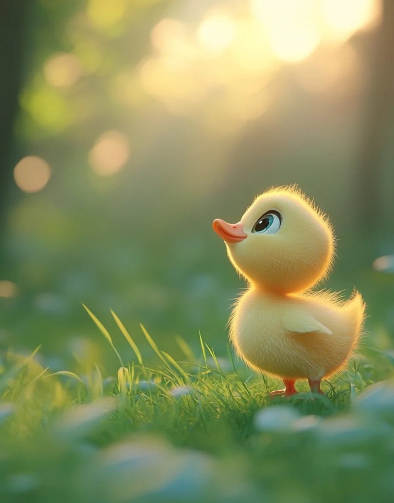 hình con vịt dễ thương 2