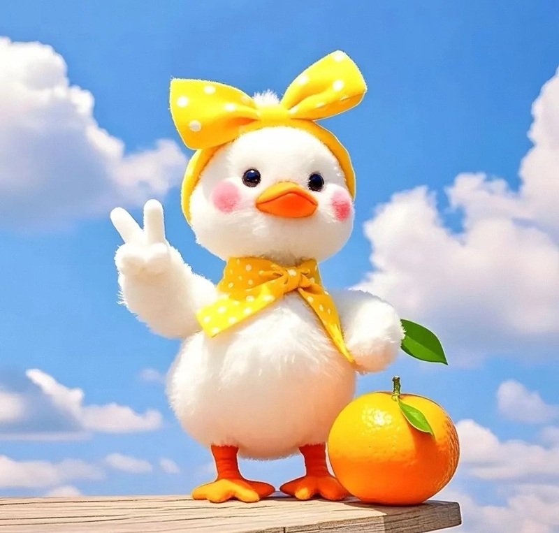 hình con vịt dễ thương 4