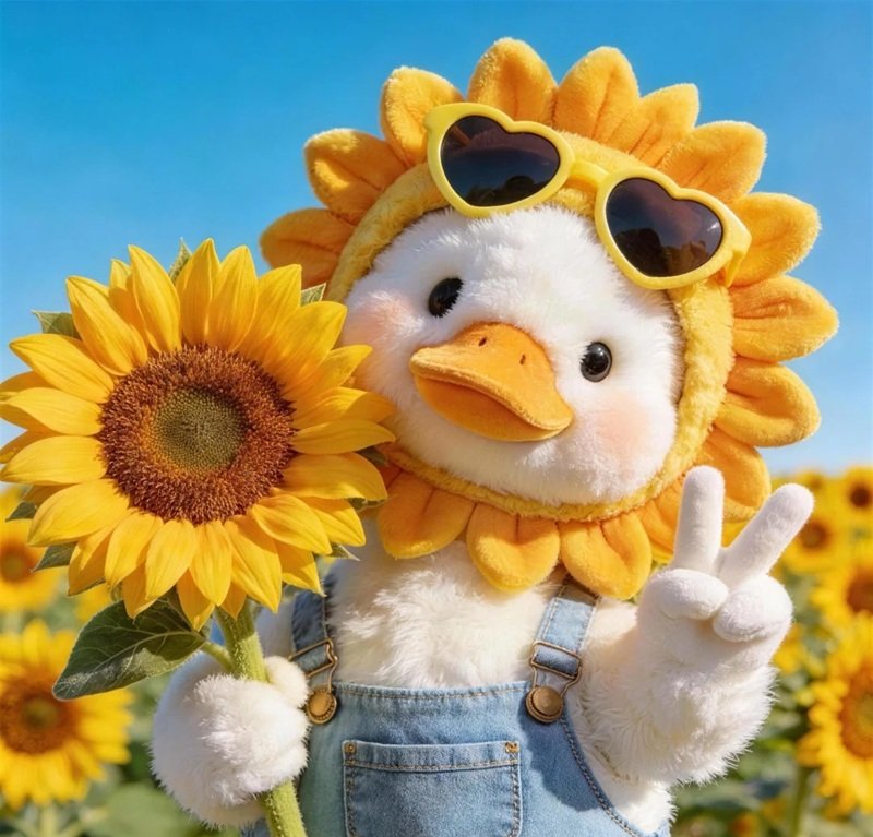 hình con vịt dễ thương 5