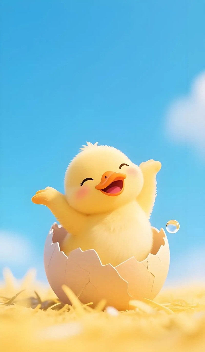 hình con vịt dễ thương 6