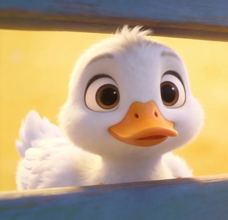 hình con vịt dễ thương 7