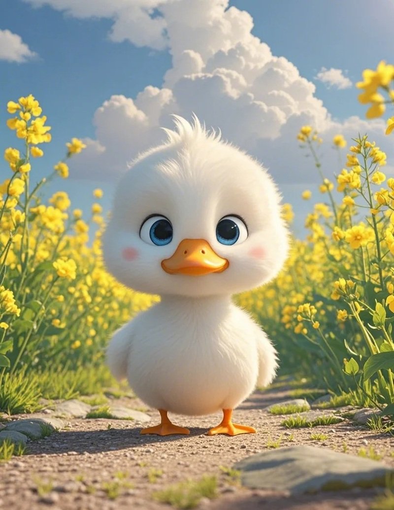 hình con vịt dễ thương 9