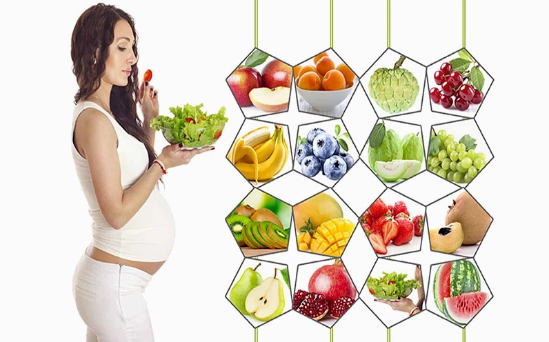 3 tháng đầu mẹ bầu nên ăn đủ 4 nhóm chất
