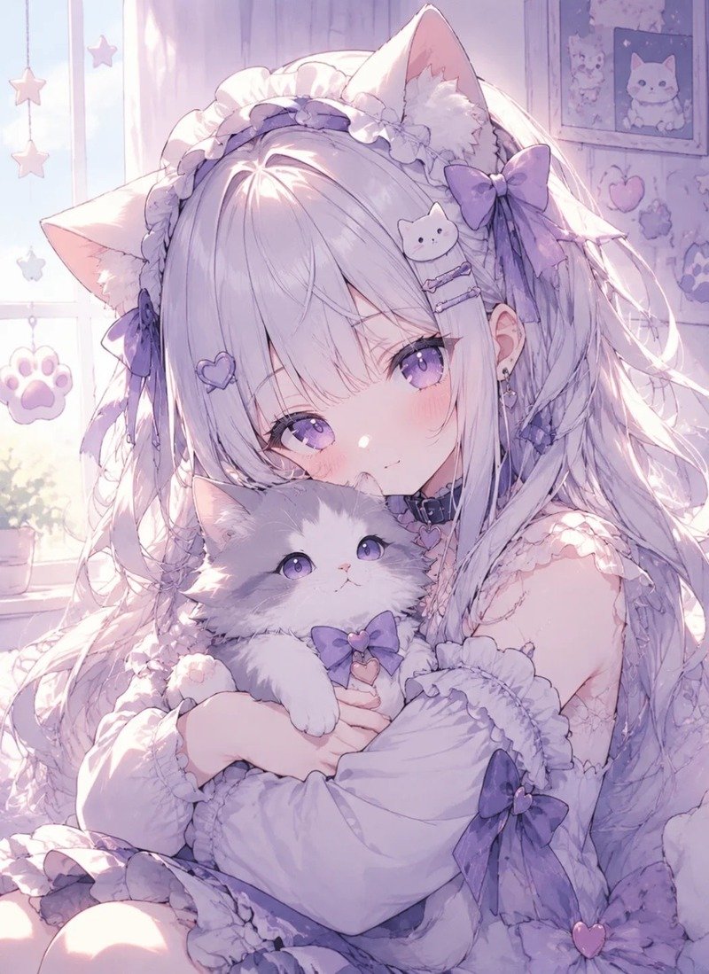 ảnh gái anime cute