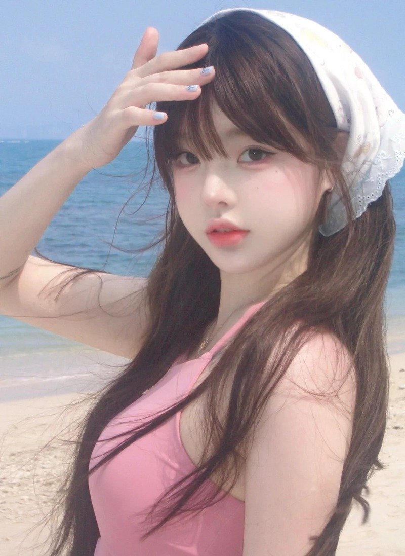 ảnh gái xinh mặc đồ pinky