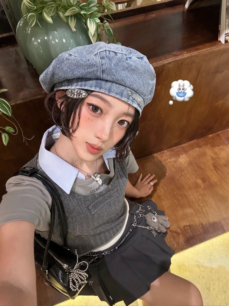 ảnh gái xinh tiktok mặc váy ngắn