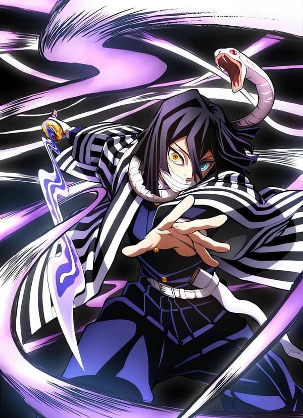 99+ Ảnh Obanai Ngầu Lạnh Lùng Khiến Fan Kimetsu Mê Mẩn