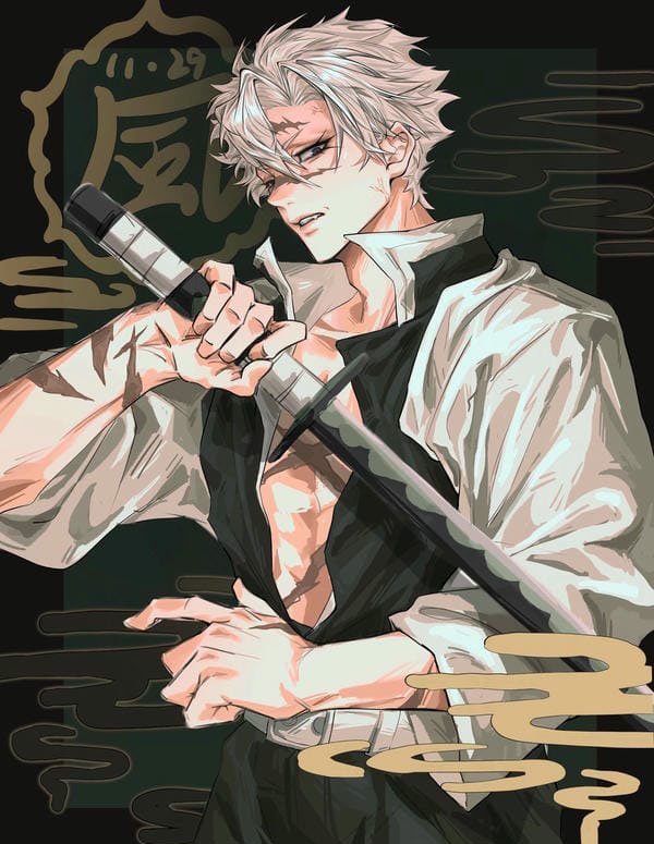 ảnh sanemi ngầu 1