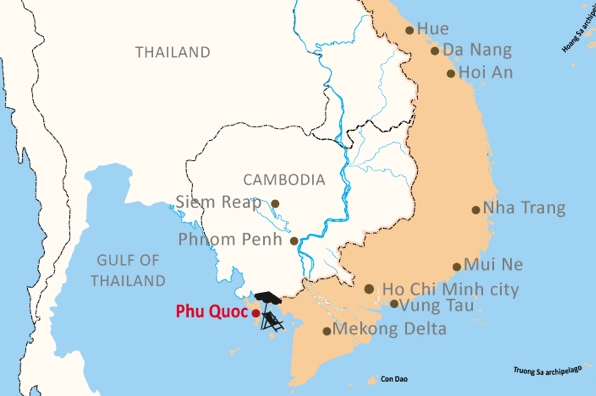 Đảo Phú Quốc nhìn từ trên cao