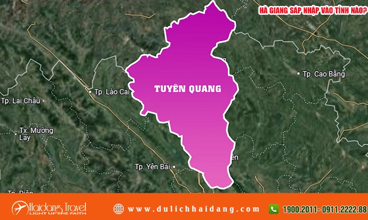 Bản đồ hành chính tỉnh Hà Giang
