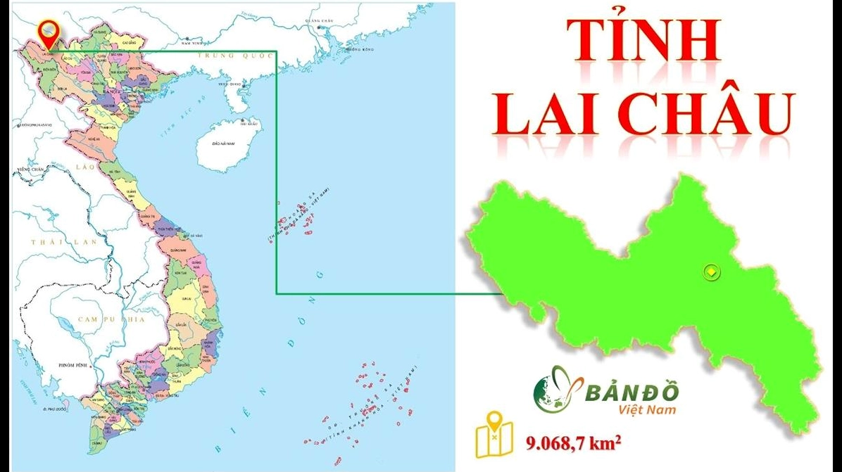 Bản đồ hành chính tỉnh Lai Châu