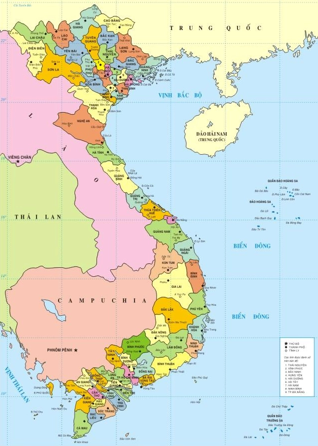 Bản đồ hành chính Việt Nam