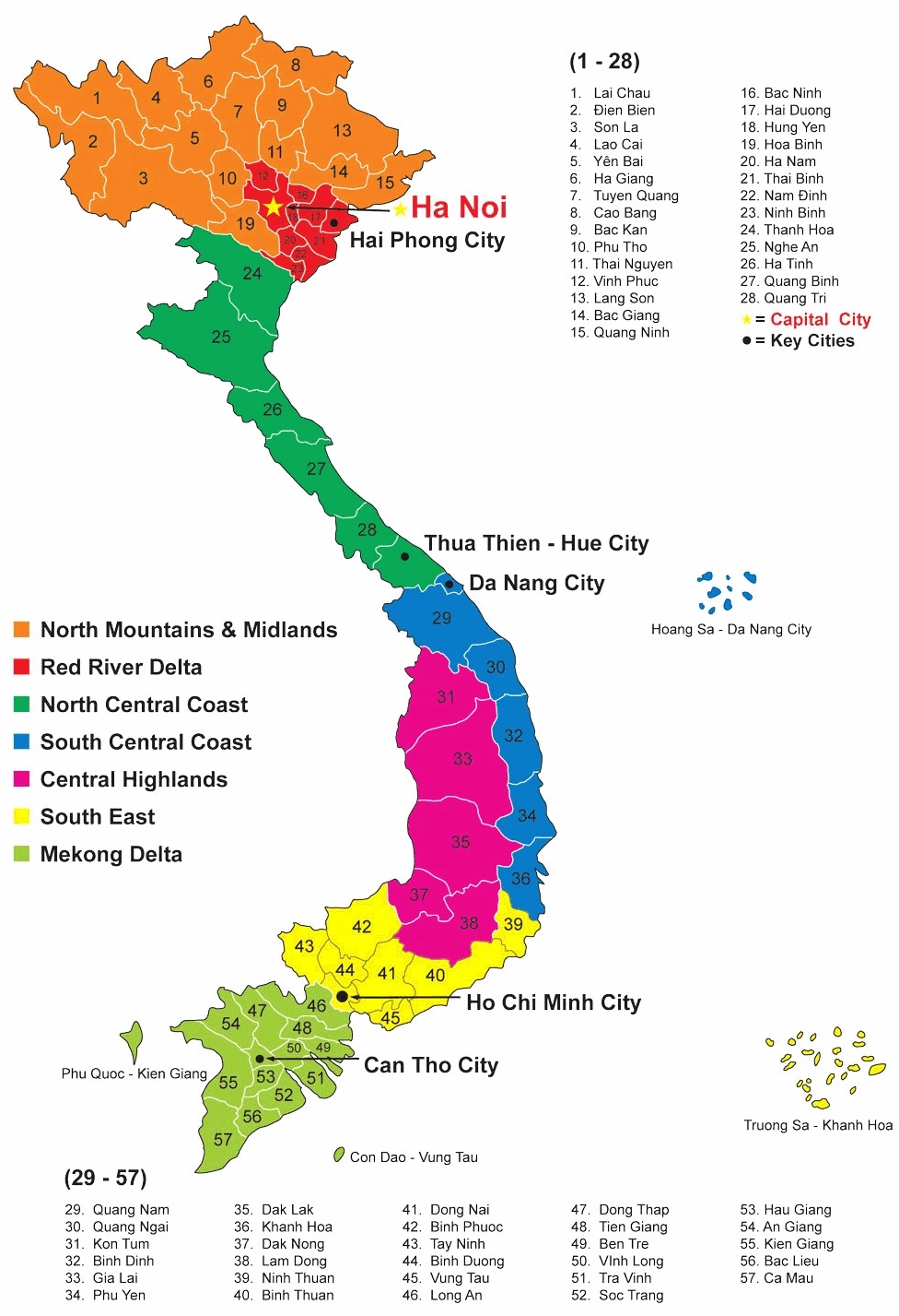Bản đồ hành chính Việt Nam