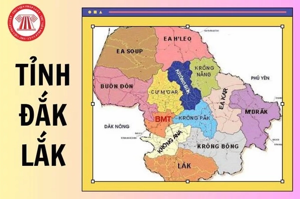 Bản đồ tỉnh Đắk Lắk
