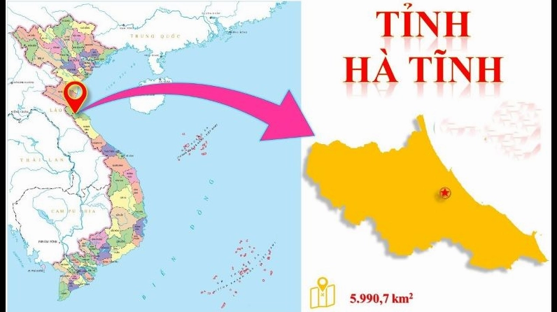 Bản đồ tỉnh Hà Tĩnh