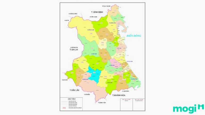 Bản đồ tỉnh Phú Yên