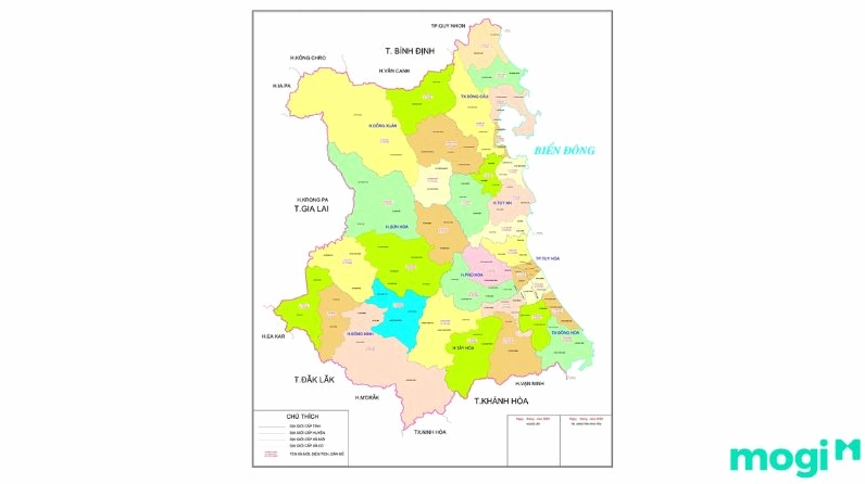 Bản đồ tỉnh Phú Yên