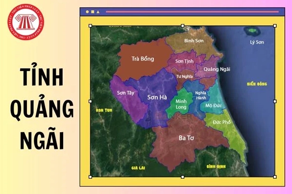 Bản đồ tỉnh Quảng Ngãi