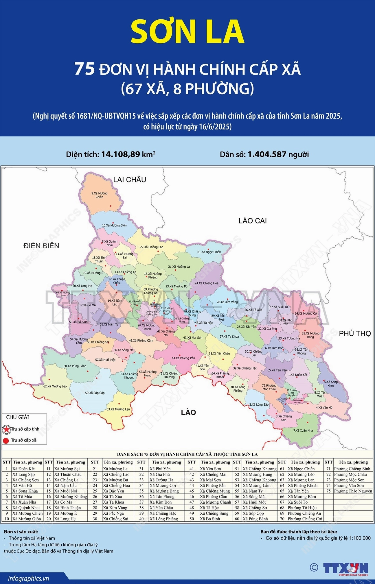 Bản đồ tỉnh Sơn La