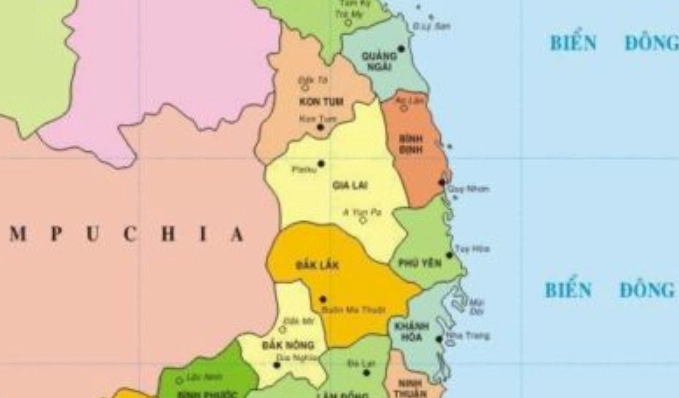 Bản đồ Việt Nam với các đơn vị hành chính
