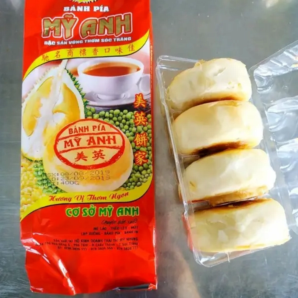 Bánh pía với lớp vỏ mỏng và nhân hấp dẫn