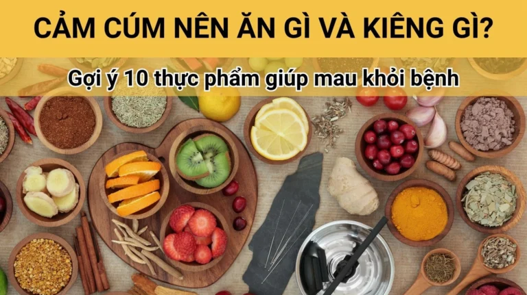 Bị cảm nên ăn gì để nhanh khỏi bệnh và tăng cường sức đề kháng?