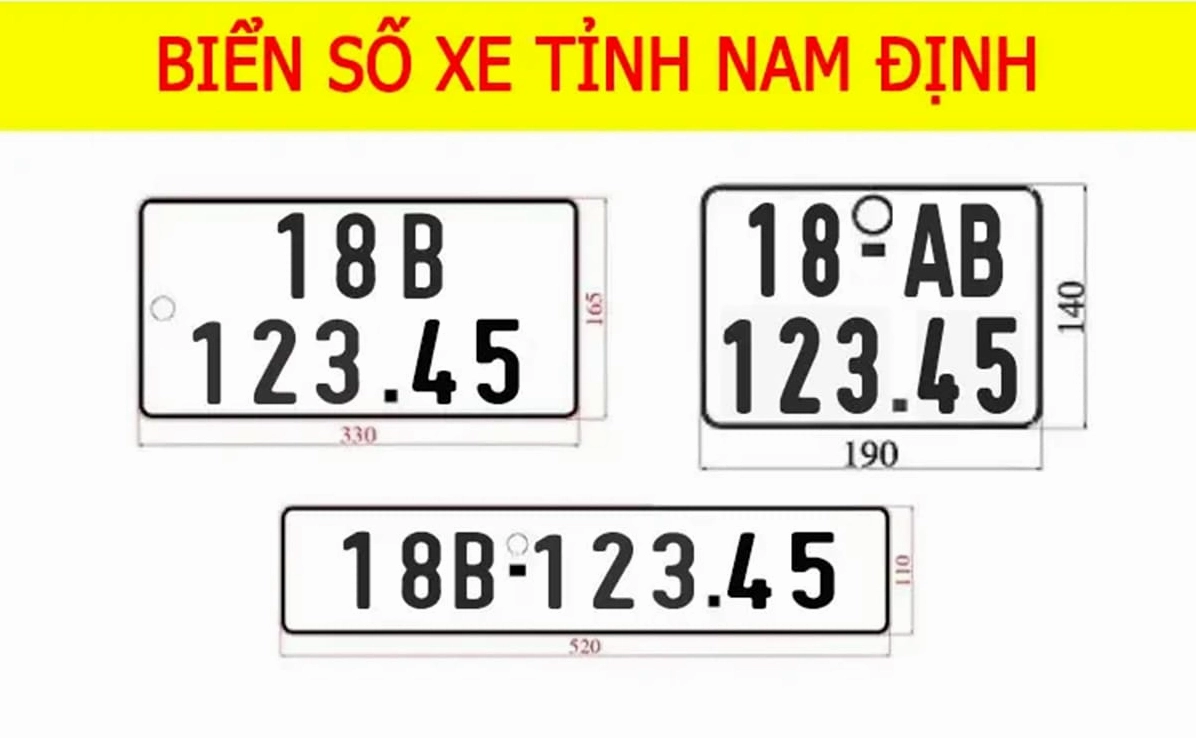 Biển số xe 18 Nam Định