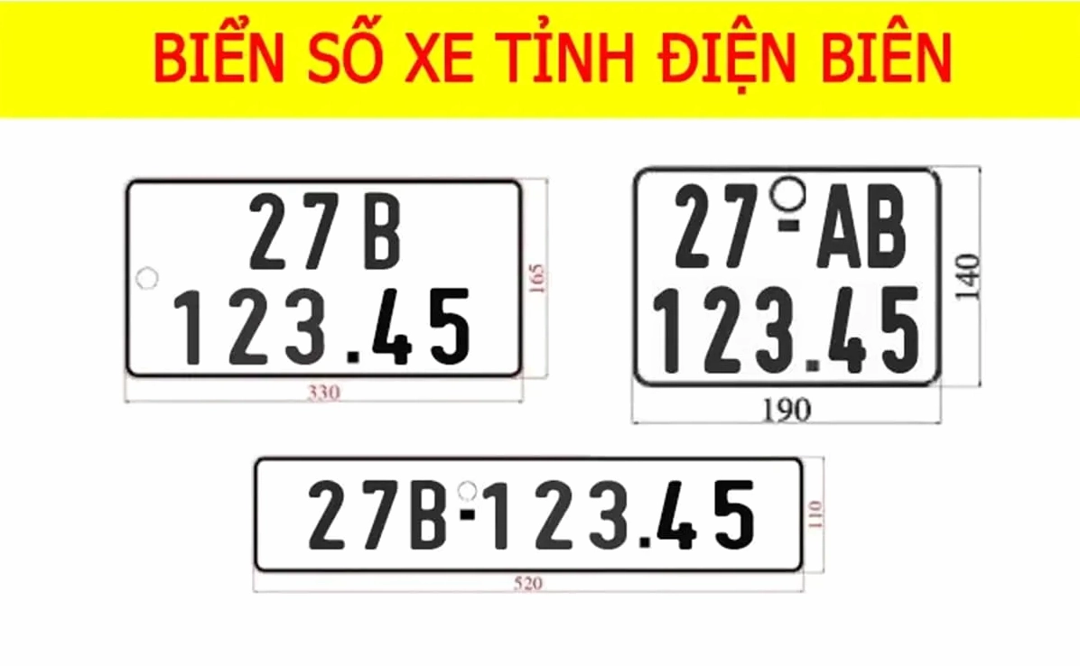 Biển số xe 27 là của tỉnh Cao Bằng