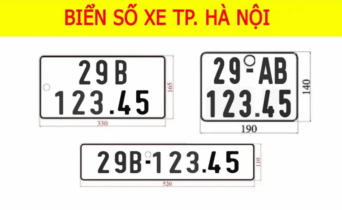 Biển số xe 29 trên xe máy
