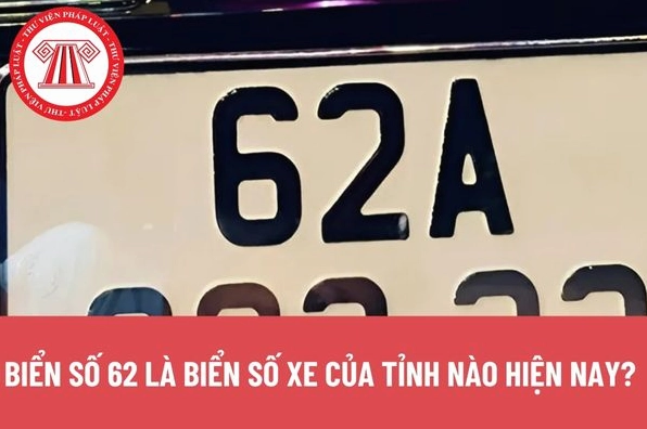 Biển số xe 62 thuộc tỉnh Long An