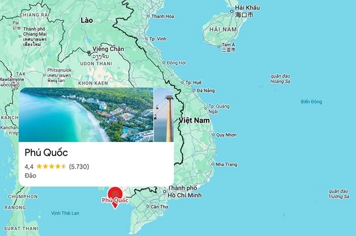 Cảnh biển đẹp tại Phú Quốc