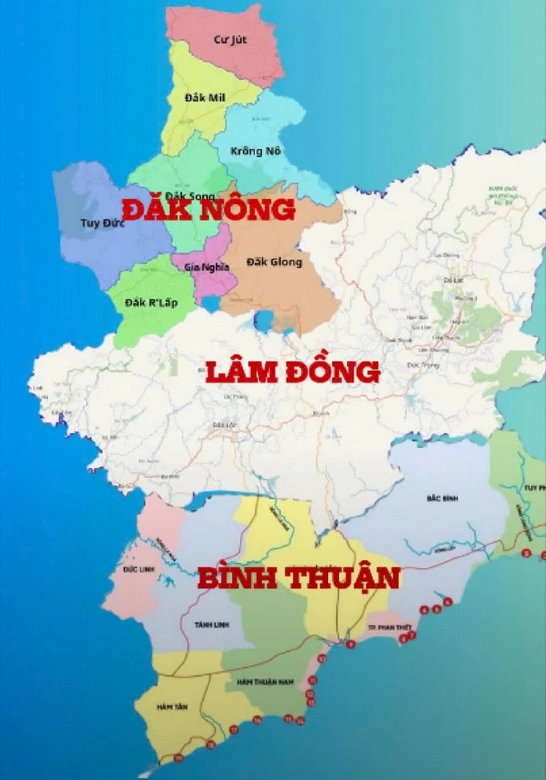 Cảnh quan thiên nhiên tại khu vực Nam Trung Bộ