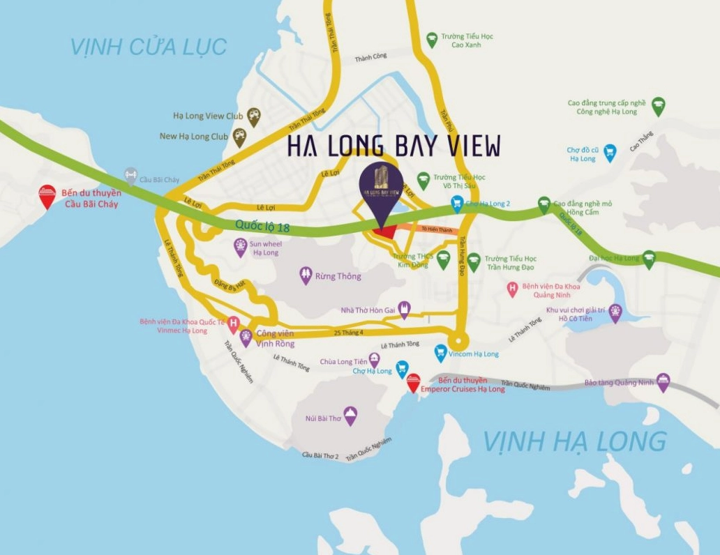 Cảnh sắc thơ mộng của Vịnh Hạ Long lúc hoàng hôn
