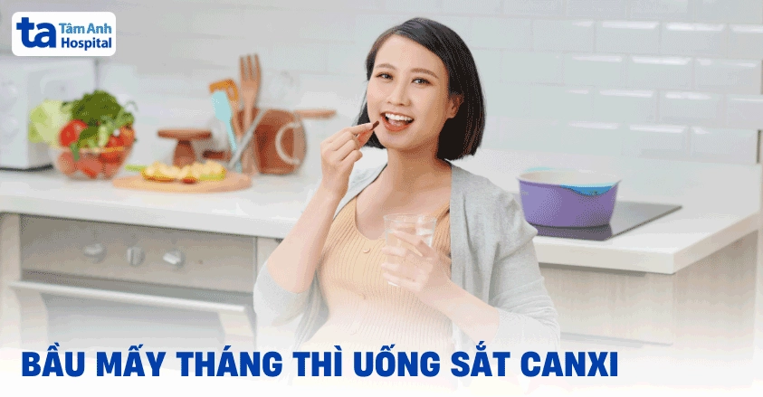 Có bầu mấy tháng thì uống sắt và canxi? Bổ sung thế nào cho phù hợp?