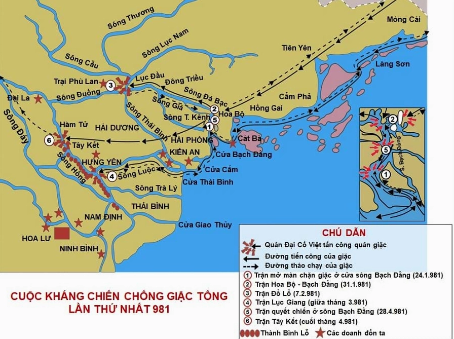 Cọc cắm trên sông Bạch Đằng