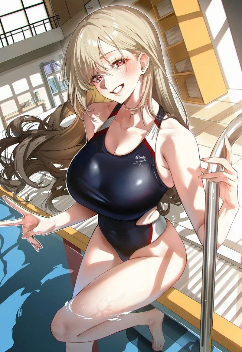 gái anime mặc đồ bơi 12
