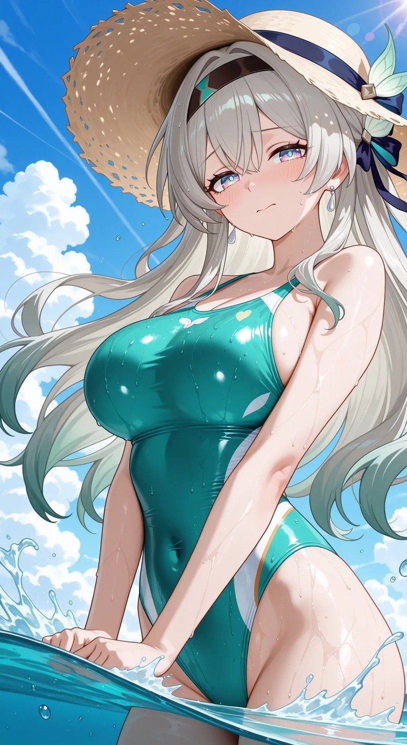 gái anime mặc đồ bơi 13