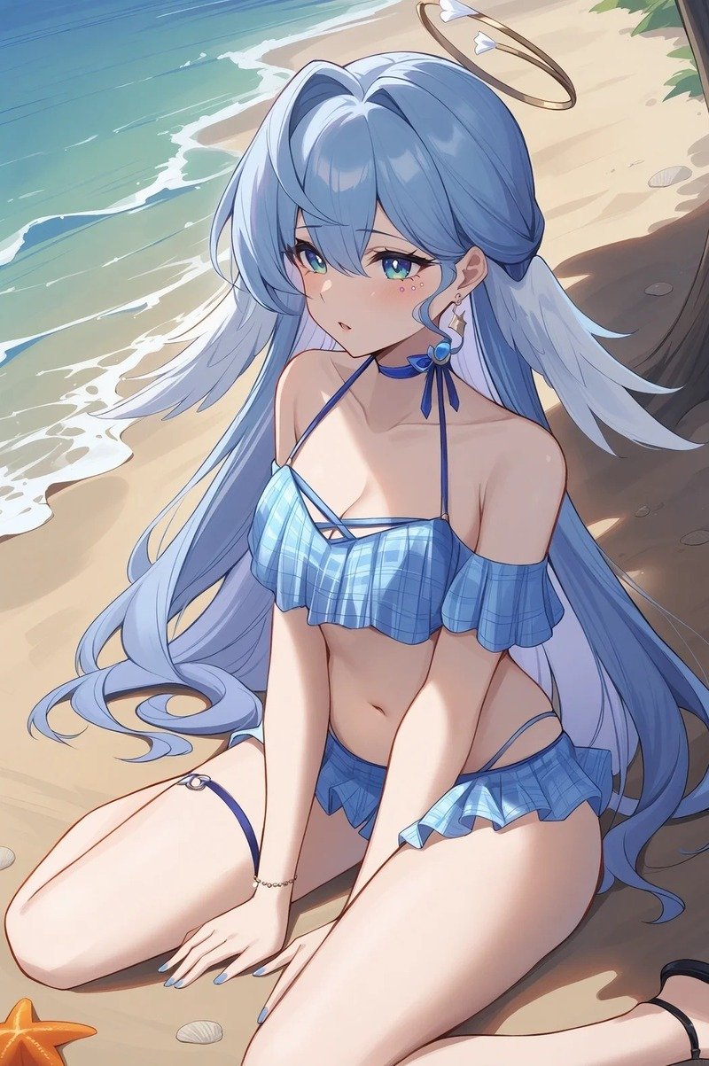 gái anime mặc đồ bơi 15