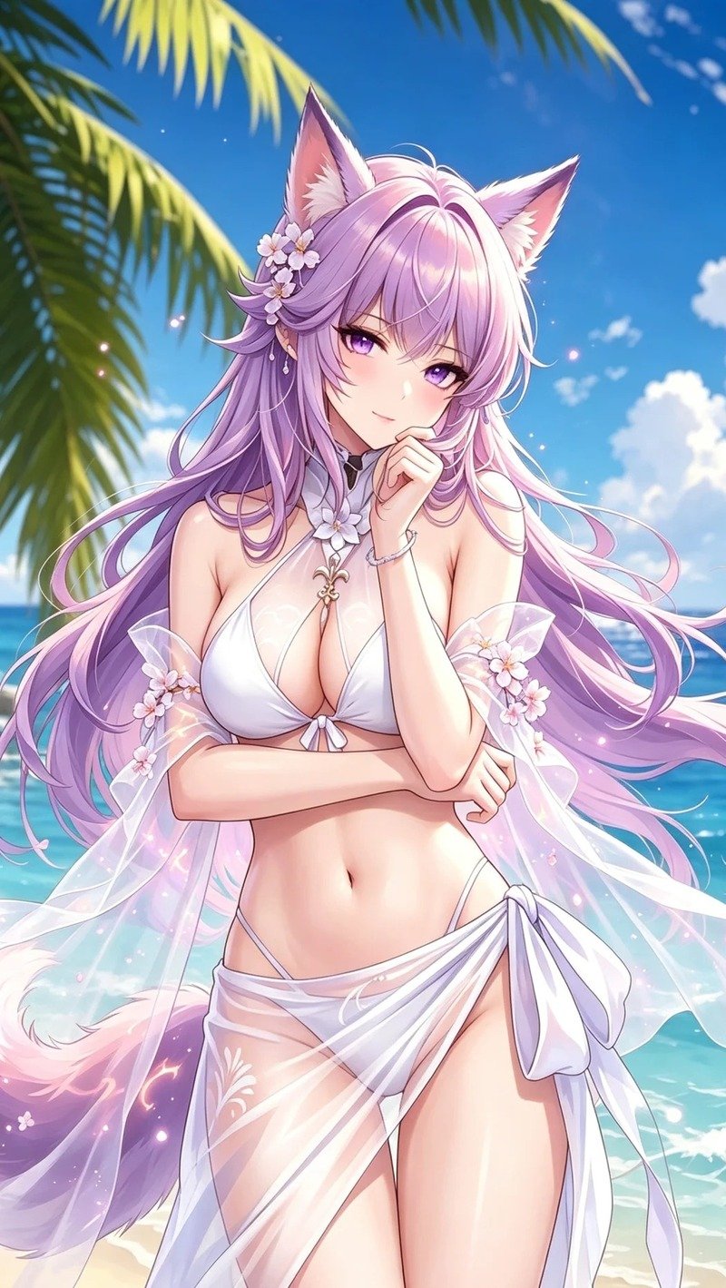 gái anime mặc đồ bơi 19