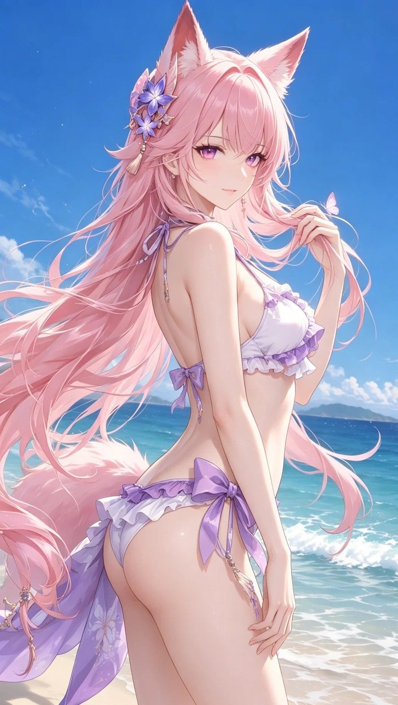 gái anime mặc đồ bơi 21
