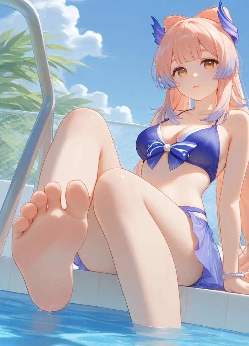 gái anime mặc đồ bơi 23