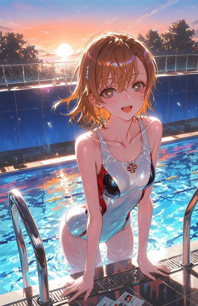 gái anime mặc đồ bơi 24